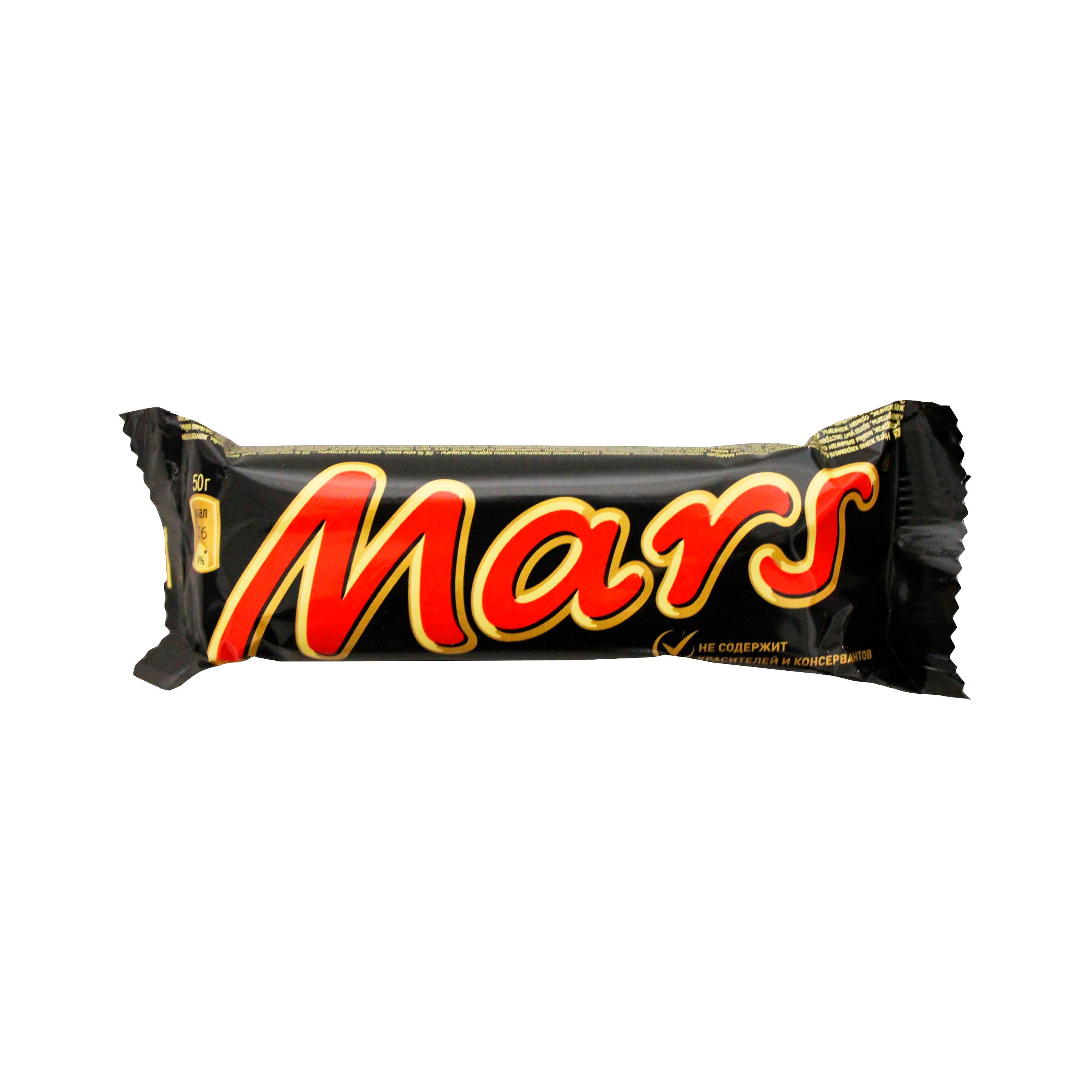 Шоколадный батончик Mars 50г