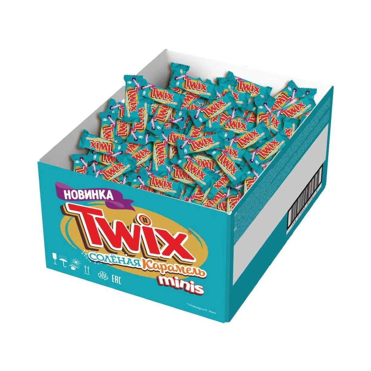 Купить КОНФЕТЫ Minis Соленая карамель 2,7 кг. Twix