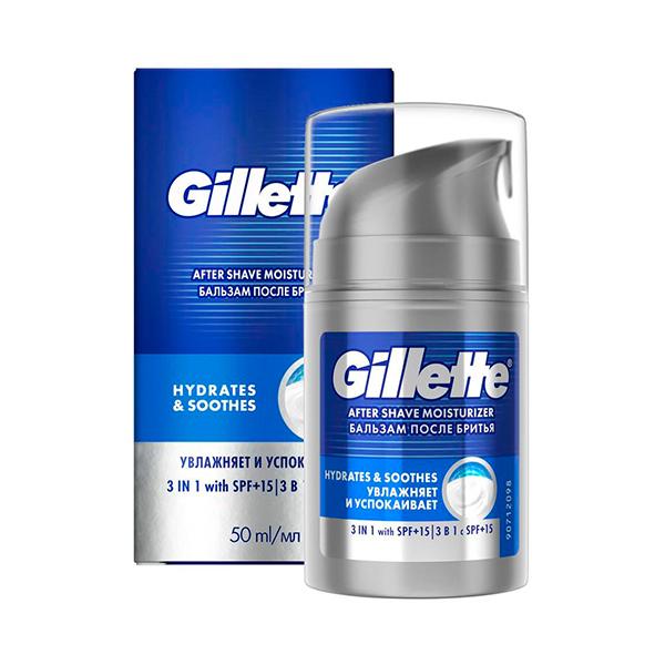 Gillette pro бальзам после бритья 3в1 мгновенное увлажнение spf 15 50мл